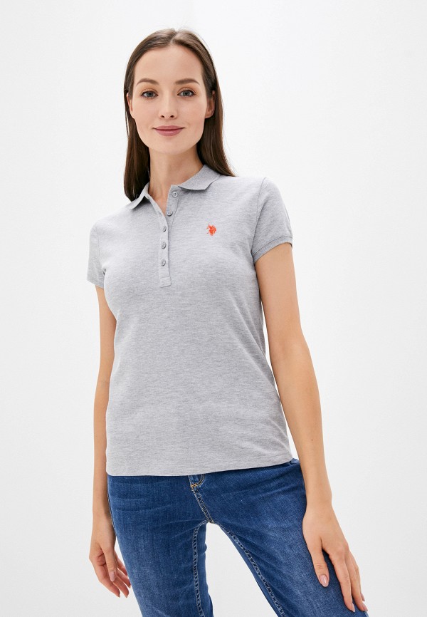 

Поло U.S. Polo Assn, Серый