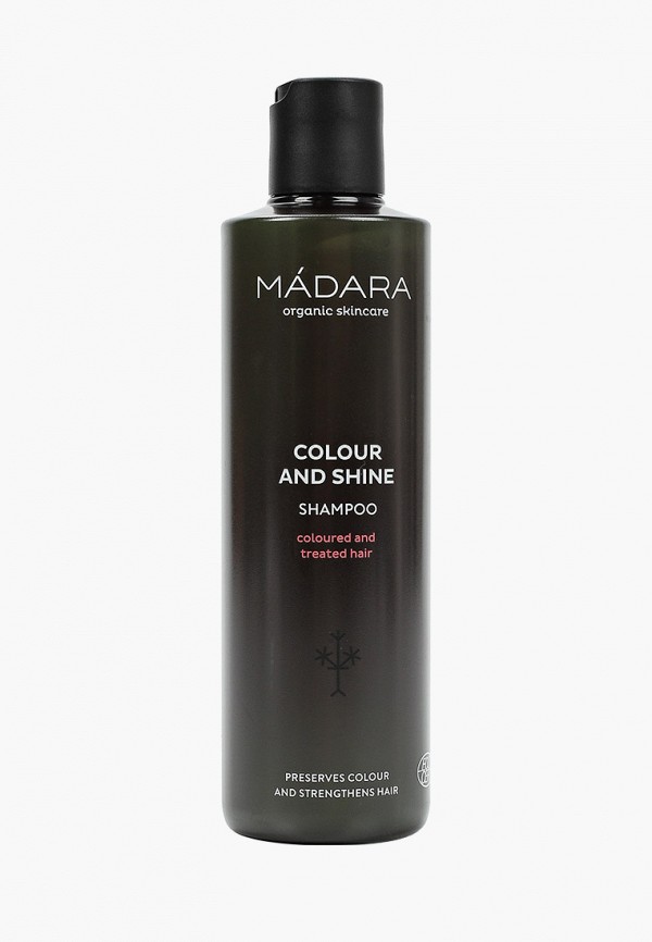 

Шампунь Madara, Прозрачный, /Colour & Shine/ Для окрашенных волос, для придания блеска и яркого цвета, органик, без парабенов, отдушек и сульфатов 250 мл.