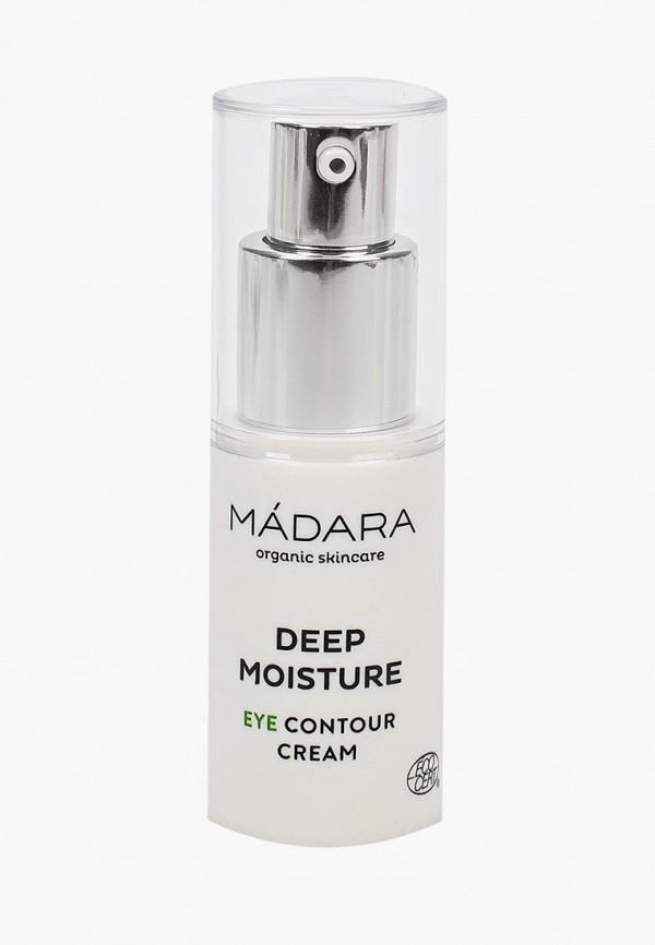 

Крем для кожи вокруг глаз Madara, Белый, /DEEP MOISTURE/ Органический укрепляющий, с маслом алоэ вера 15 мл