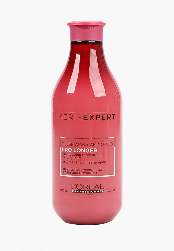 

Шампунь L'Oreal Professionnel, Прозрачный, для восстановления волос по всей длине, Pro Longer, 300 мл