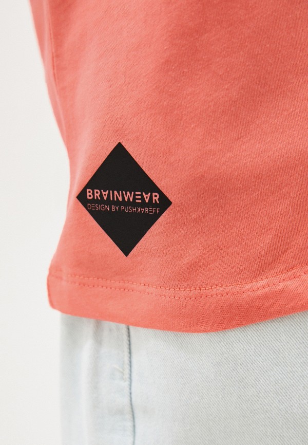 

Футболка Brainwear, Коралловый