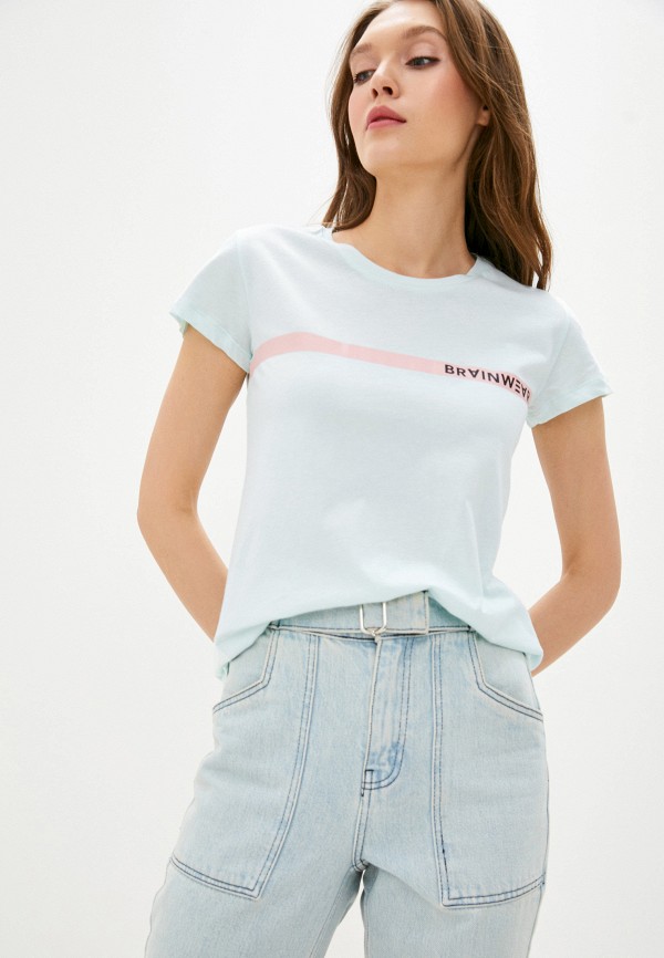 

Футболка Brainwear, Бирюзовый