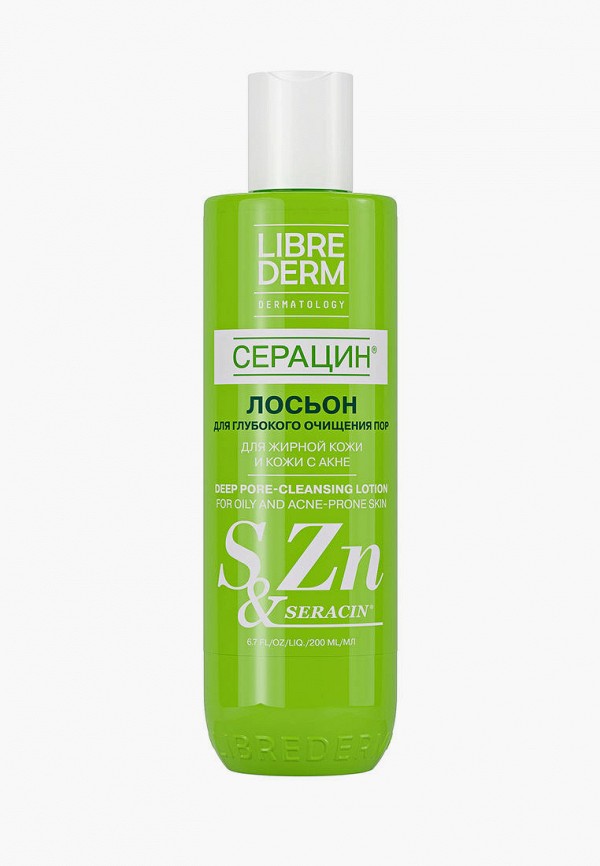

Лосьон для лица Librederm, Зеленый, Серацин 200 мл