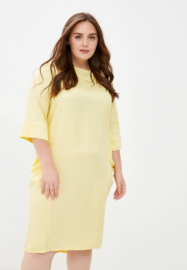 Платье Olsi желтого цвета
