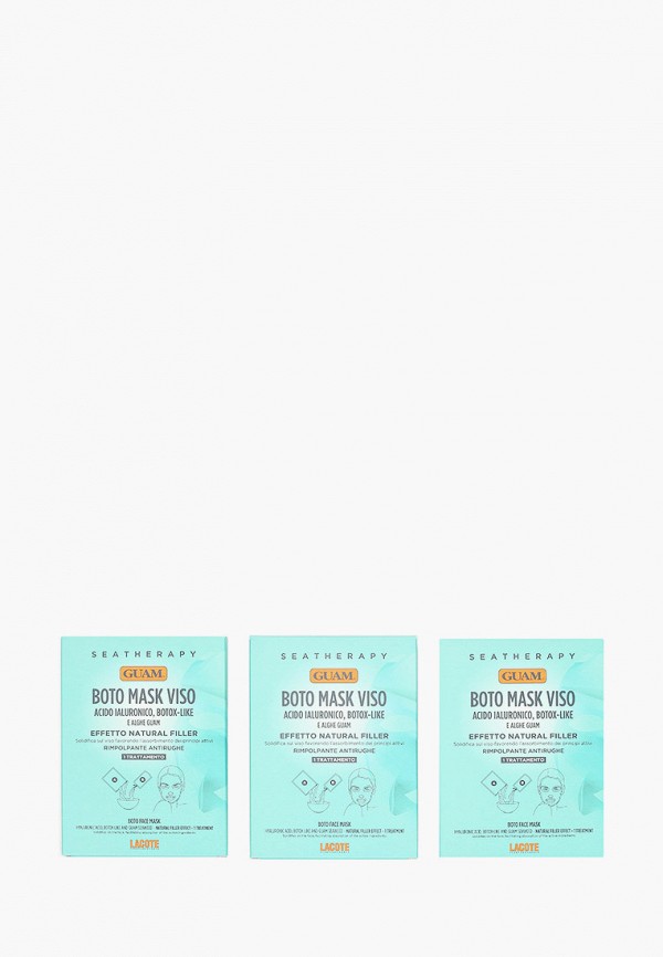 

Маска для лица Guam, Белый, "Ботокс эффект" с гиалуроновой кислотой и водорослями, 60 гр и 120 мл