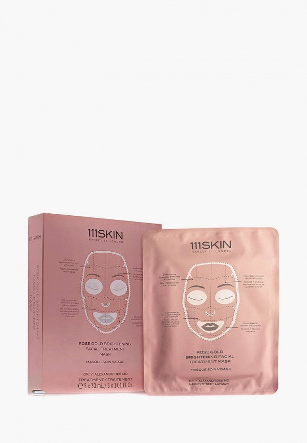 

Маска для лица 111Skin, Белый, для сияния Rose Gold 5 x 30 мл