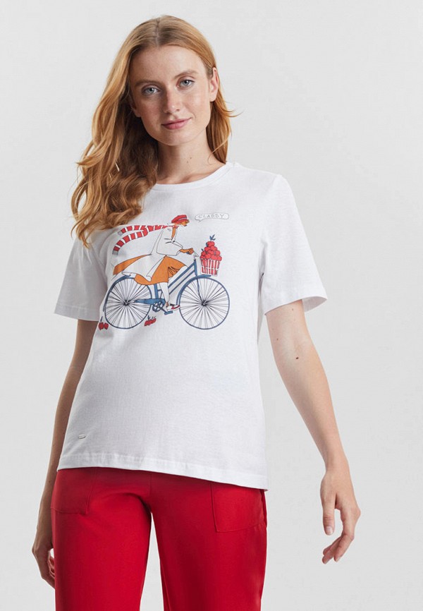 

Футболка Barmariska, Белый, Лиса на велосипеде