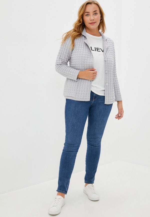 Кардиган Стим серый, размер 46, фото 2