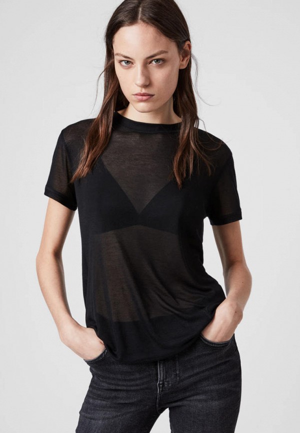 

Футболка AllSaints, Черный, FRANCESCO