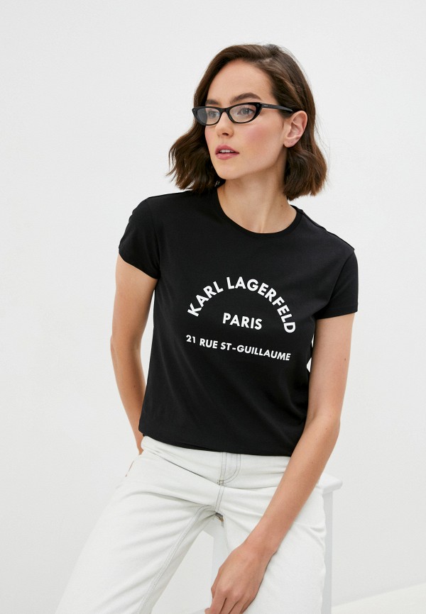 

Футболка Karl Lagerfeld, Черный