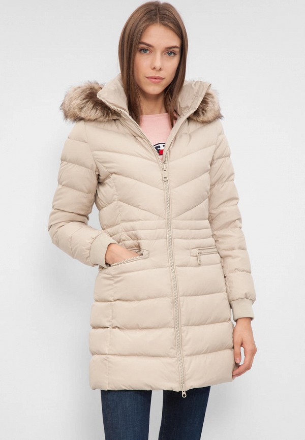

Пуховик Tommy Hilfiger, Tommy Hilfiger MP002XW11W1U, Бежевый
