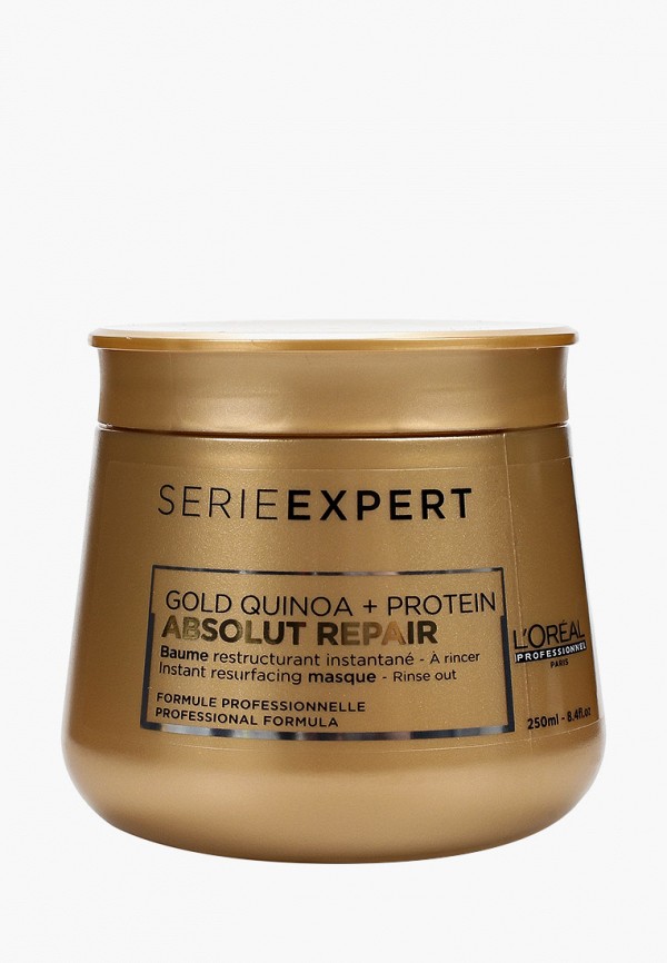 

Маска для волос L'Oreal Professionnel, Прозрачный, Serie Expert Absolut Repair Gold