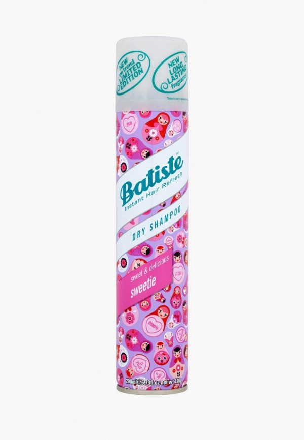 

Сухой шампунь Batiste, Sweetie, 200 мл, Прозрачный