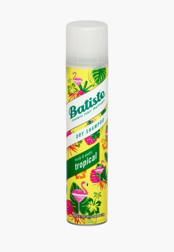 

Сухой шампунь Batiste, Прозрачный, Tropical, 200 мл