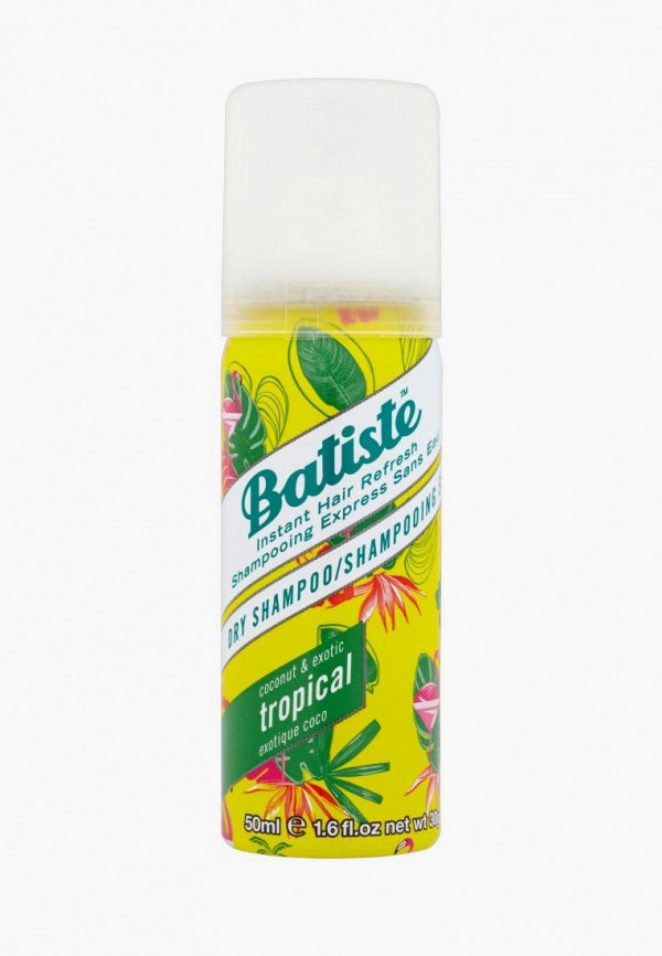 

Сухой шампунь Batiste, Прозрачный, Tropical, 50 мл