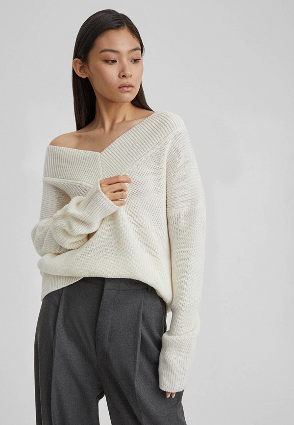 Пуловер Aim Clo цвет Белый 