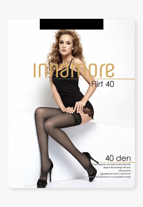 

Чулки Innamore, Черный, Flirt 40 DEN