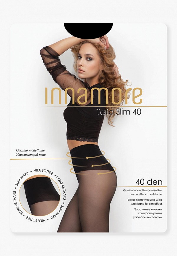 

Колготки Innamore, Черный, Talia Slim 40 DEN