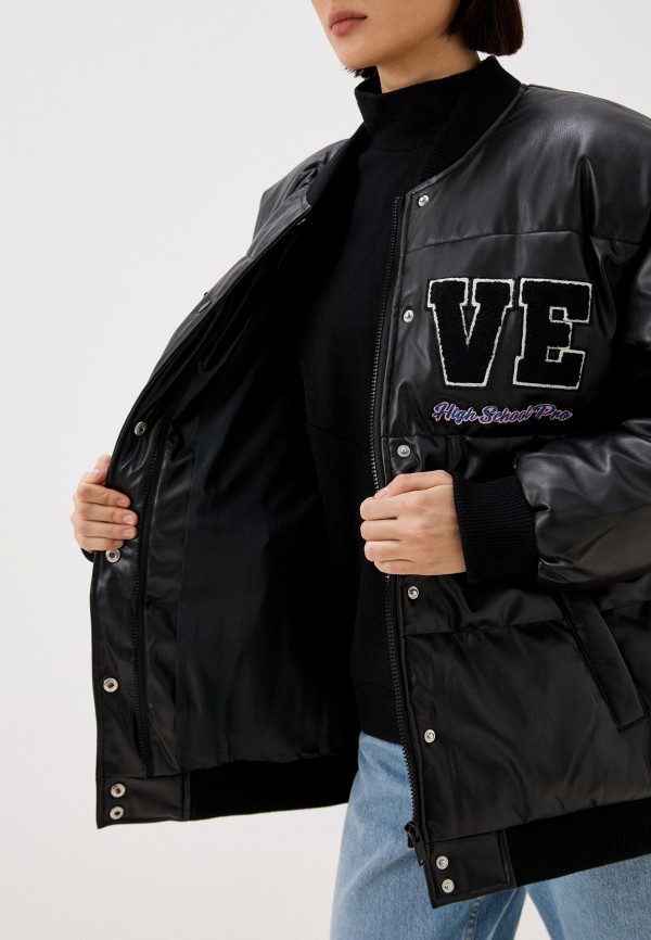 фото Куртка кожаная утепленная befree