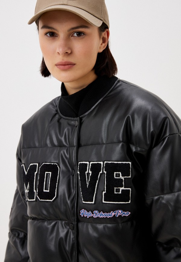 фото Куртка кожаная утепленная befree