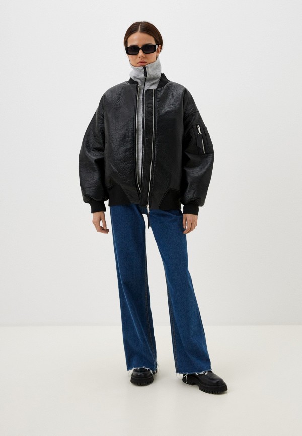 фото Куртка кожаная утепленная befree