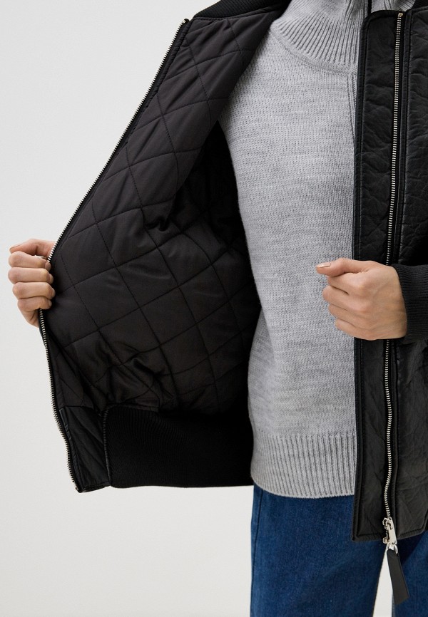 фото Куртка кожаная утепленная befree