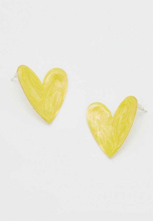 

Серьги Pabur, Желтый, HEART
