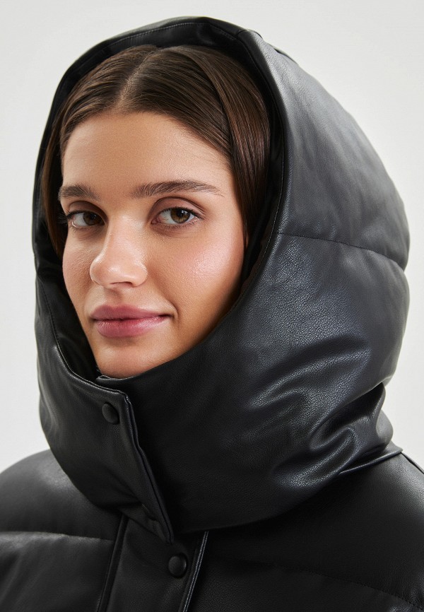 фото Куртка кожаная утепленная zarina