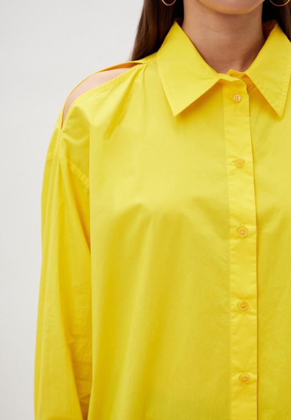 Рубашка Patrizia Pepe цвет Желтый  Фото 4