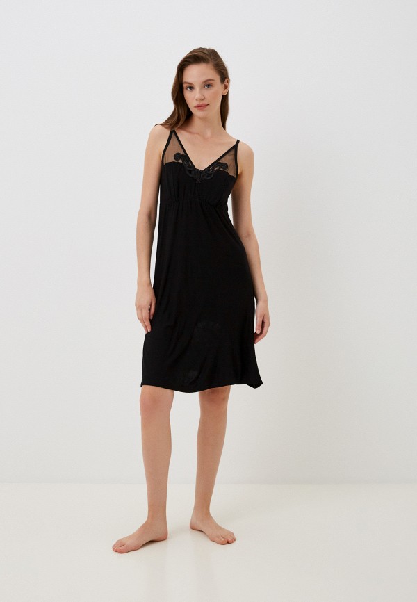 Сорочка ночная Gorsenia черный, размер 56, фото 2