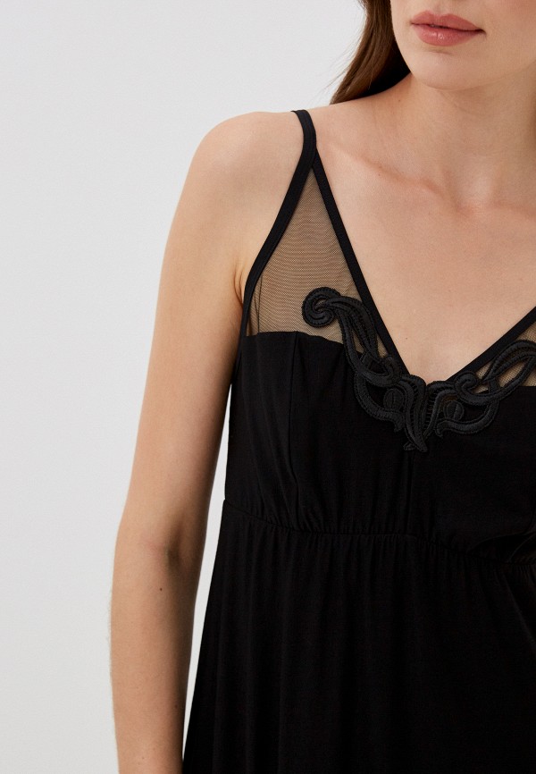 Сорочка ночная Gorsenia черный, размер 56, фото 4