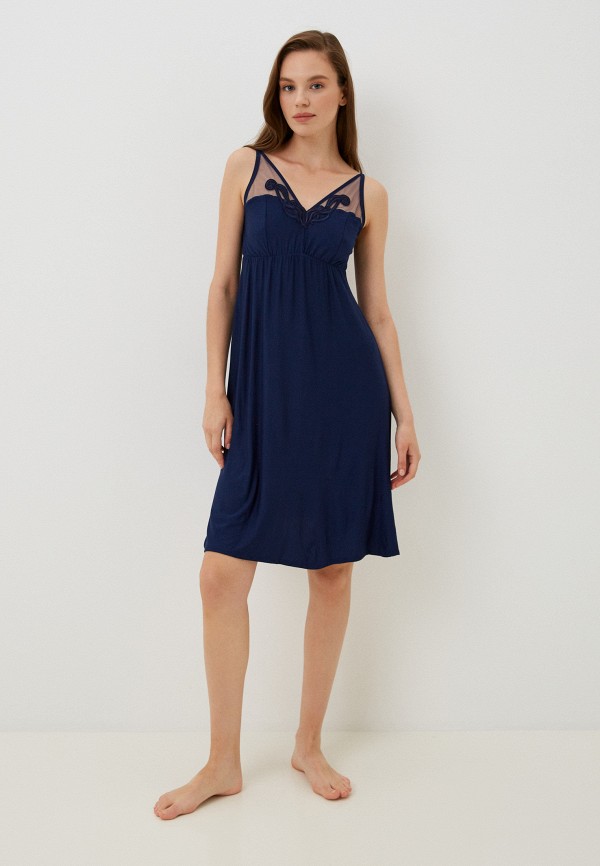 Сорочка ночная Gorsenia синий, размер 56, фото 2