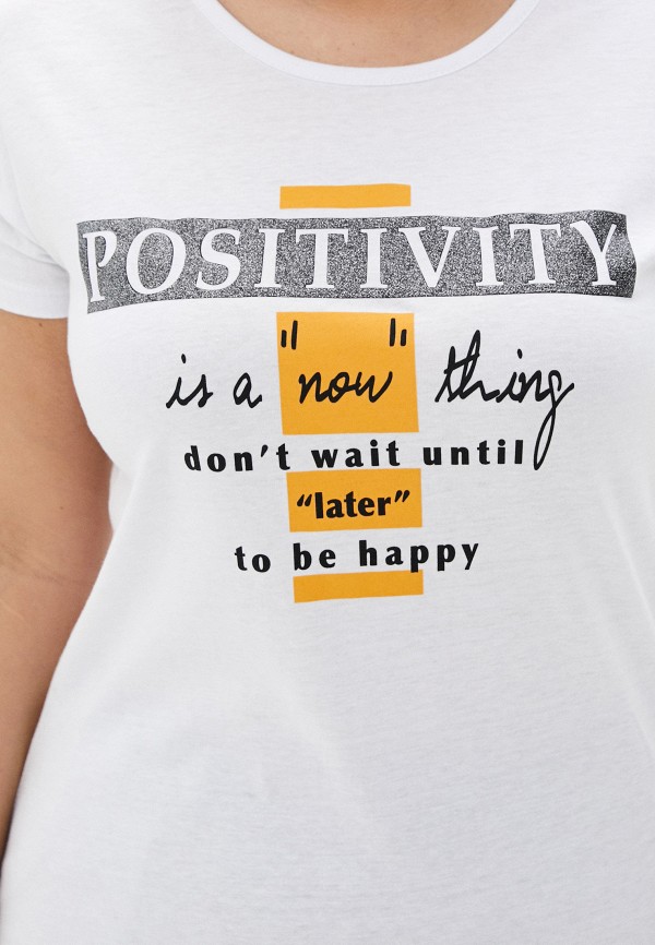 

Футболка Kis, Белый, POSITIVITY