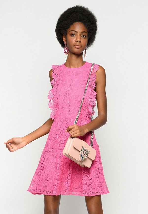 

Платье Pinko, Розовый, TRIGUN ABITO MACRAME D. MELA