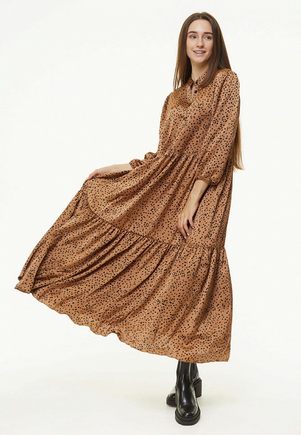 Платье Vamponi коричневый, размер 44, фото 4