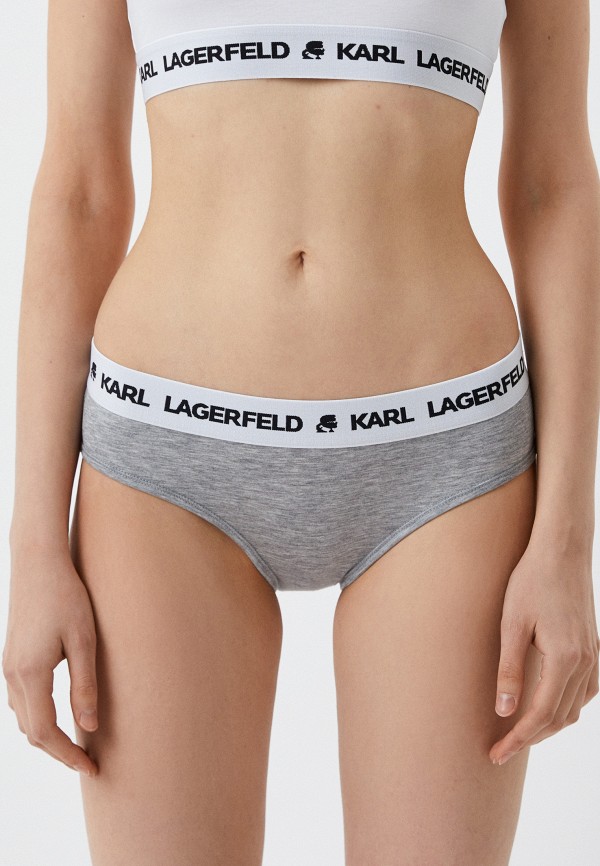 Трусы Karl Lagerfeld цвет серый 