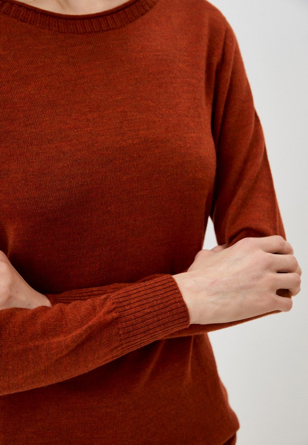 Джемпер R&I коричневый, размер 44, фото 4