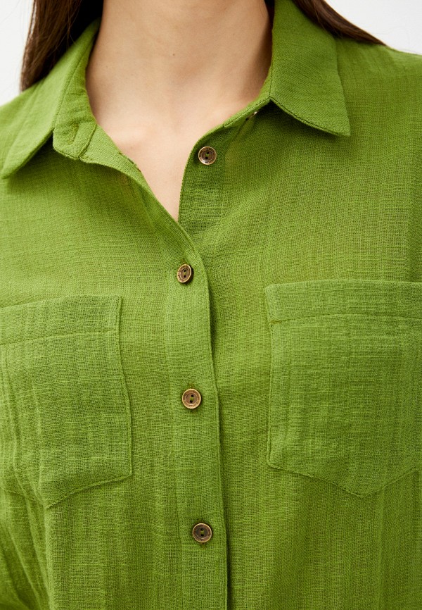 Рубашка PF цвет зеленый  Фото 4