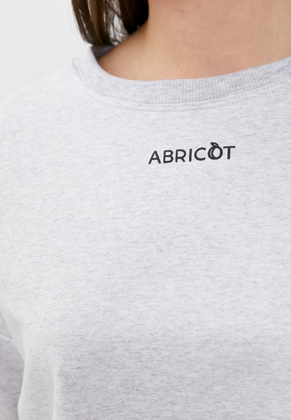 Свитшот Abricot цвет серый  Фото 4