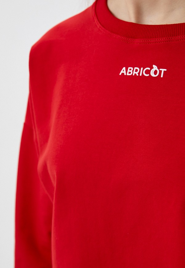 Свитшот Abricot цвет красный  Фото 4