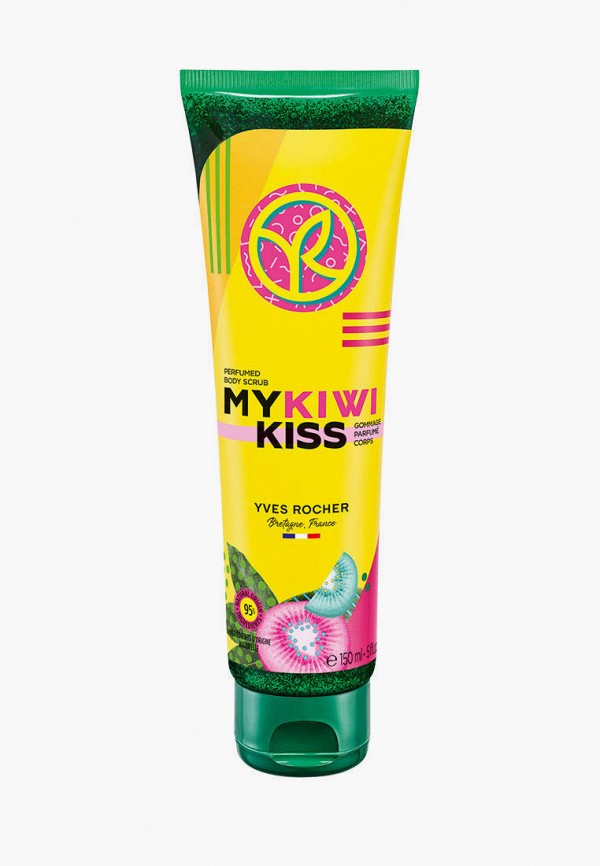 

Скраб для тела Yves Rocher, Белый, парфюмированный гоммаж My Kiwi Kiss, 150 мл