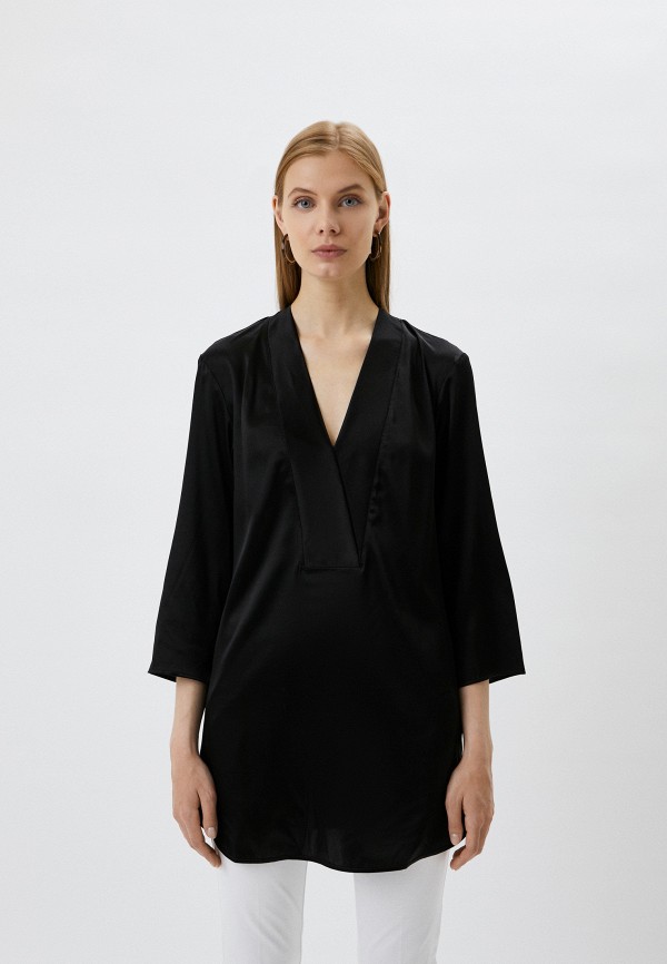 Блуза Falconeri цвет черный 