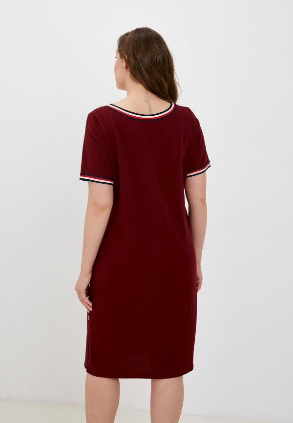 Платье Zavi бордовый, размер 46, фото 3