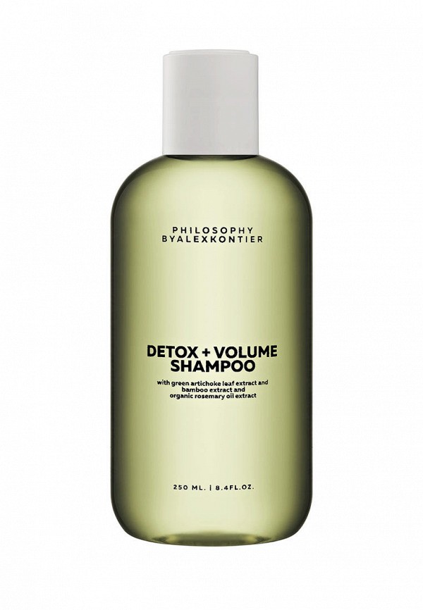 Шампунь Philosophy by Alex Kontier Detox + Volume Shampoo, для объема волос и чувствительной кожи головы 250 мл