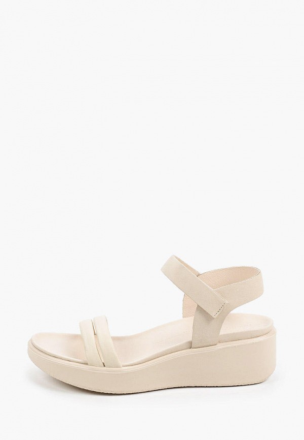 

Босоножки Ecco, Бежевый, FLOWT WEDGE LX