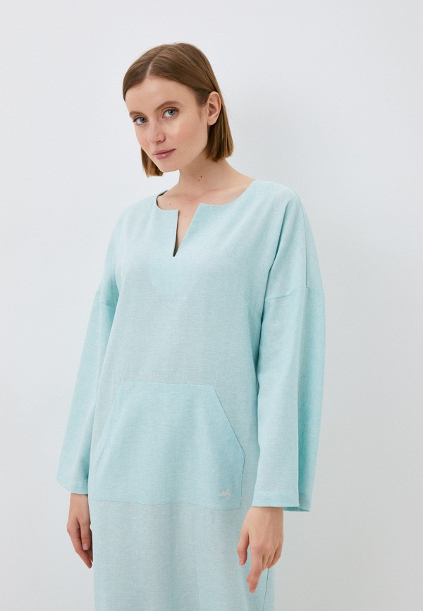 Платье The Cave бирюзовый, размер 52, фото 2