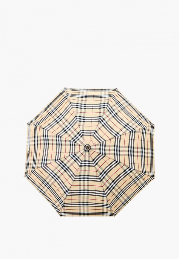 Зонт складной Fabretti бежевого цвета