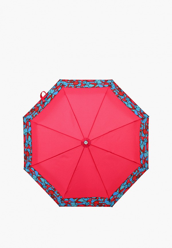 Зонт складной Fabretti красный  MP002XW13IKR