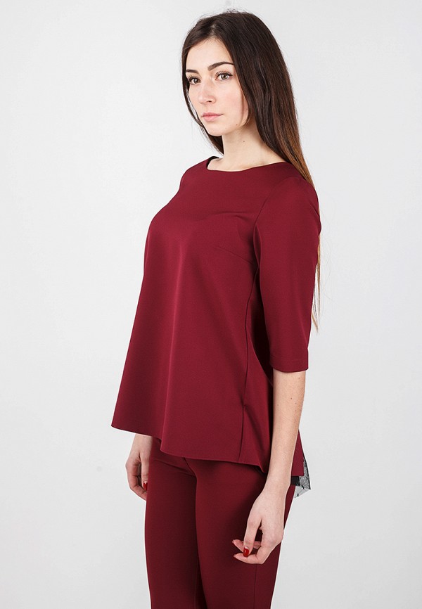 

Блуза Zubrytskaya, Бордовый, Zubrytskaya MP002XW13N0W