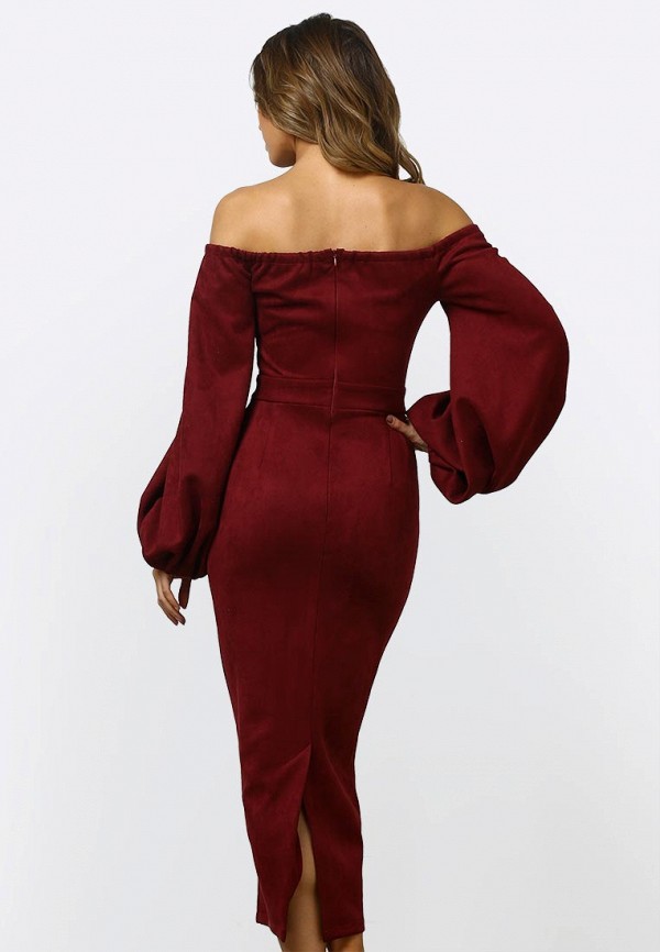 Платье Zerkala цвет бордовый  Фото 3